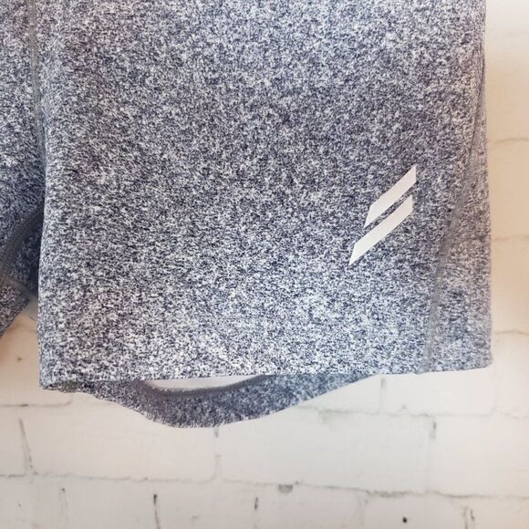 Do You Even Bike Shorts Booty Shorts Size XS Heathered Gray 3 Inch Inseam Active - Picture 3 of 7